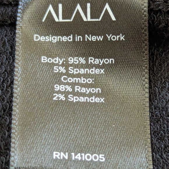 Alala Heron Mesh Back Sweatshirt in Black M - Picture 13 of 16